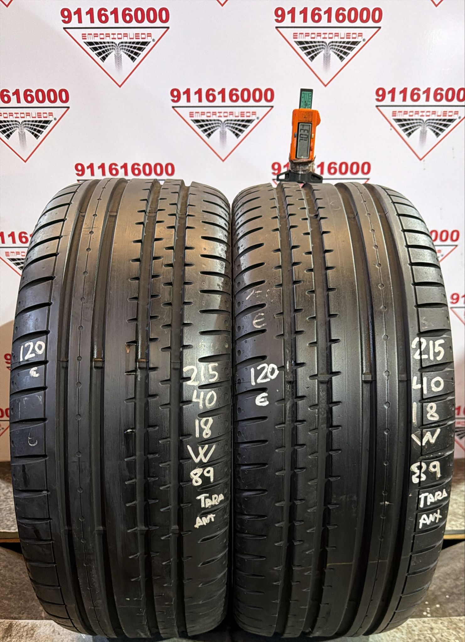 CONTINENTAL SPORTCONTACT2 USADO  215/40 R18 89 W